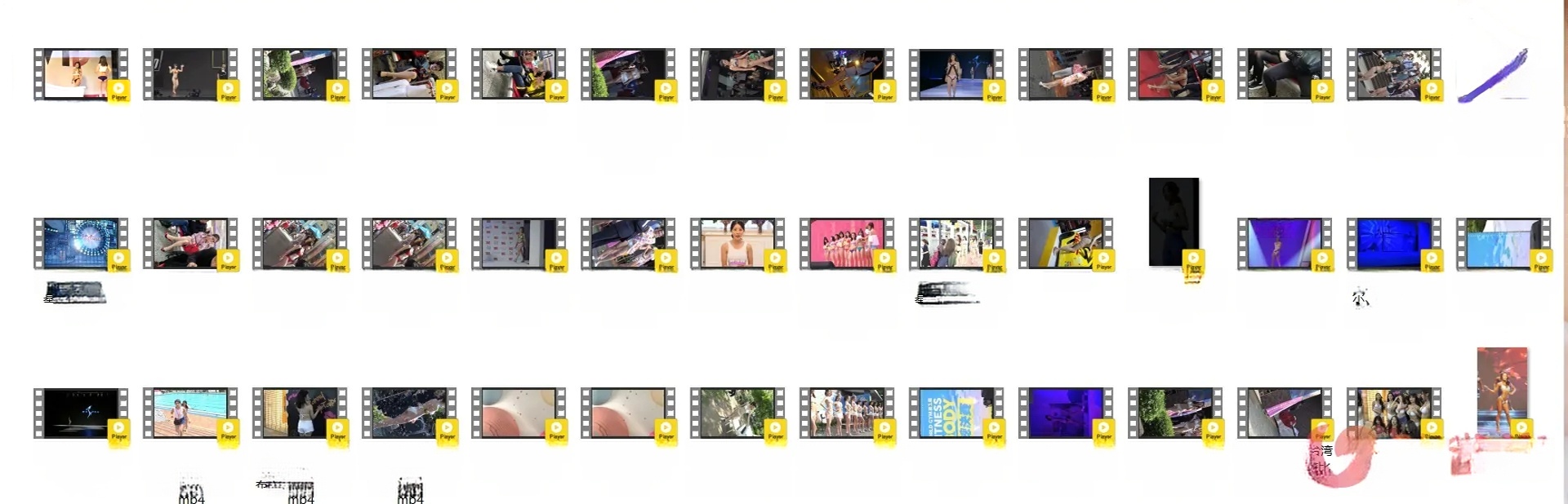 精选模特 明星（韩国女团/韩国车展车模/JKF比基尼派/钢管秀/成人展/内衣秀/时装秀/街拍视频）高清视频合集 共117套写真写真视频[33.60G]